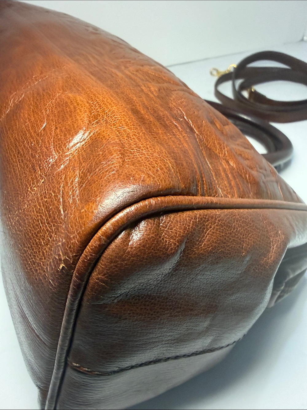 Fendi Rare Vintage S.A.S. Roma Embossed Pictorial Leather Doctor Bag - Picture 8 of 16